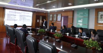 韓國國立水產科學院西海水產研究所sang ok chung研究員到黃海所訪問交流